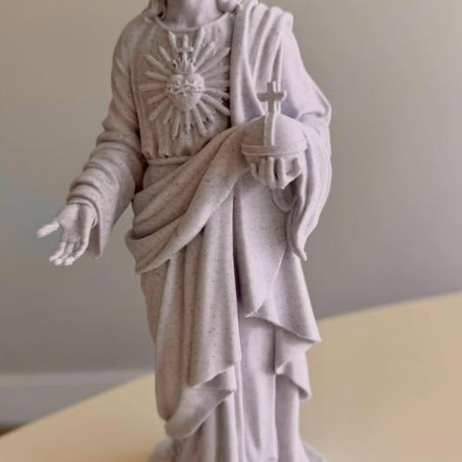 Sacred Heart of Jesus Statue — photo 3 of 3, made to order by Danjo 3D Studio