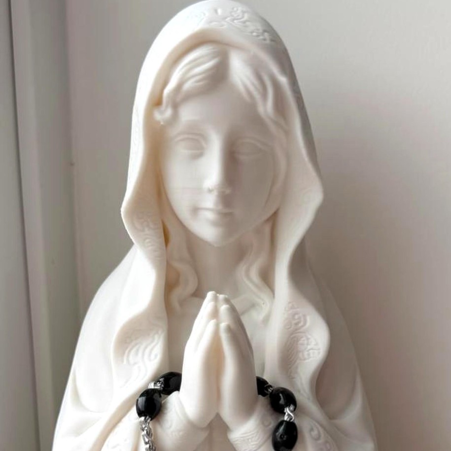 Virgin Mary Rosary Holder — photo 2 of 3, made to order by Danjo 3D Studio