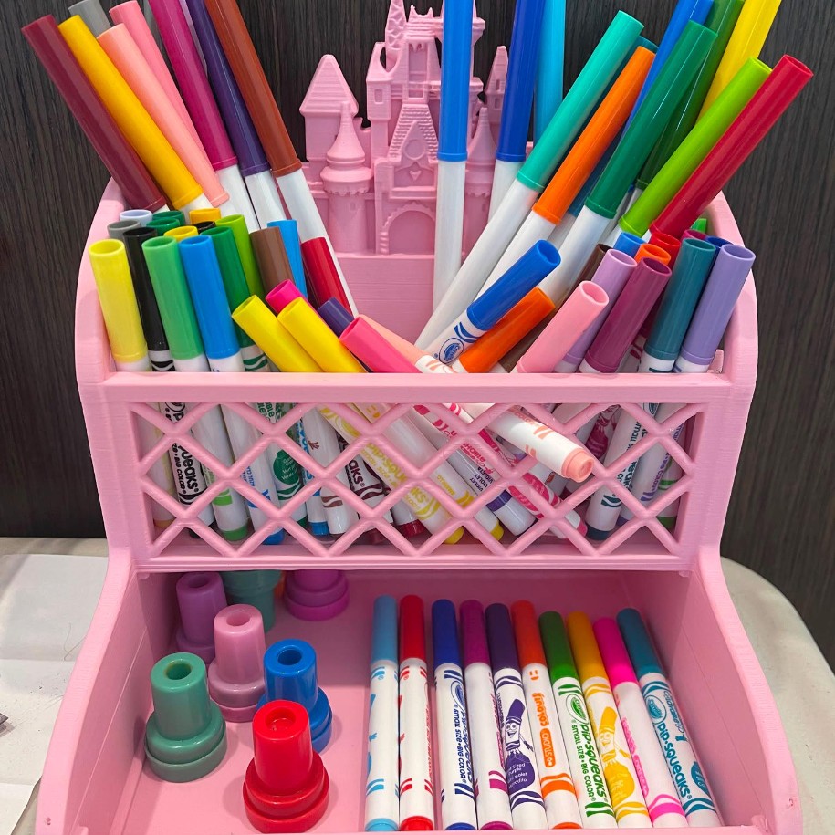 Princess Castle 2-Tier Organizer — photo 2 of 3, made to order by Danjo 3D Studio