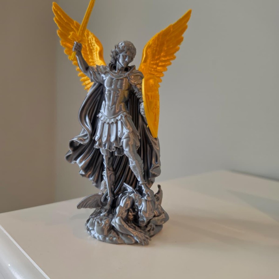 St. Michael the Archangel Statue — photo 2 of 3, made to order by Danjo 3D Studio