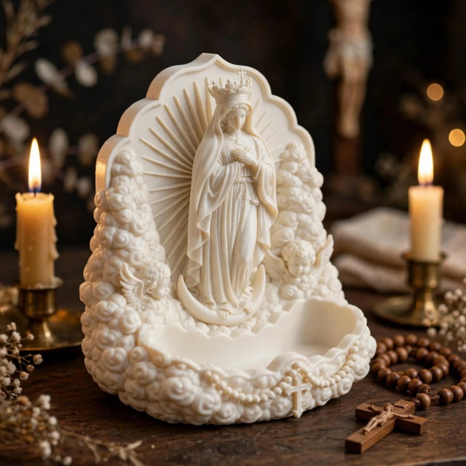 Immaculate Conception Rosary Holder — photo 2 of 3, made to order by Danjo 3D Studio