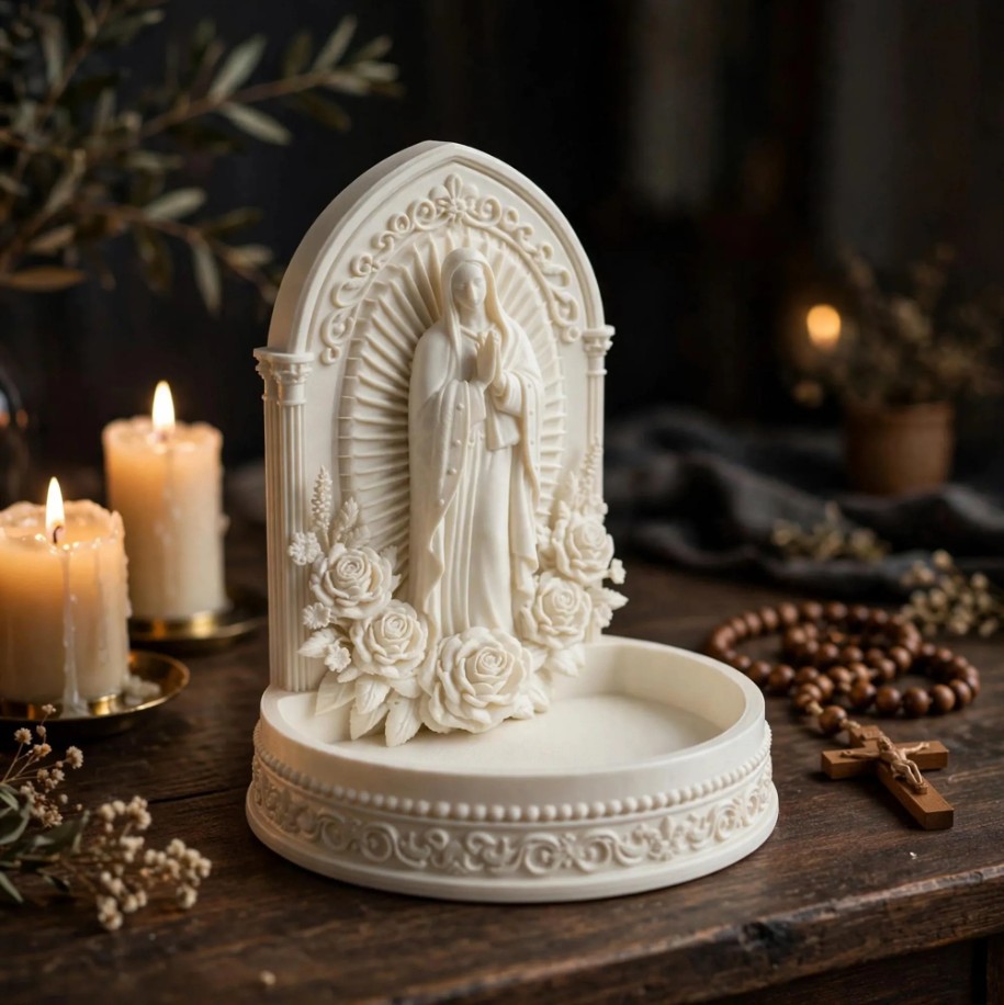 Our Lady of Guadalupe Rosary Holder — photo 2 of 3, made to order by Danjo 3D Studio