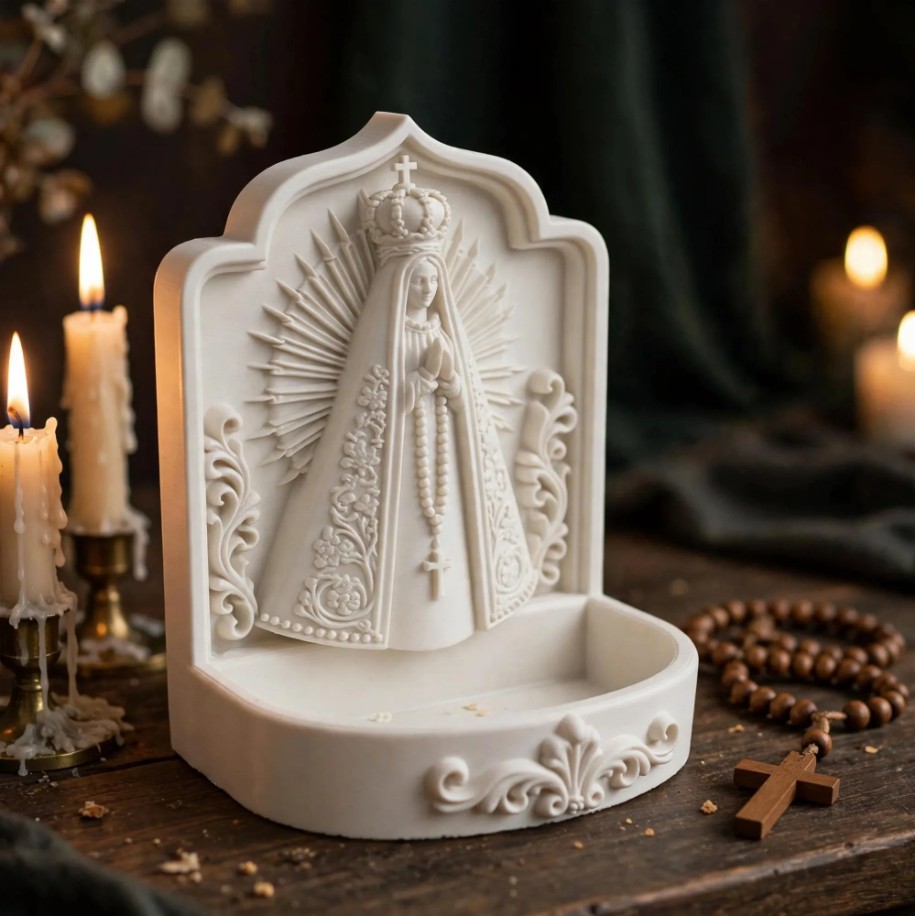 Our Lady of Aparecida Rosary Holder — photo 2 of 3, made to order by Danjo 3D Studio