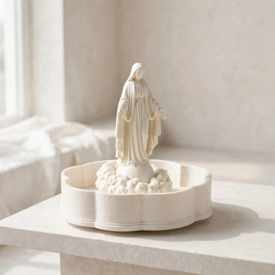 Our Lady of Grace Rosary Holder — photo 3 of 3, made to order by Danjo 3D Studio