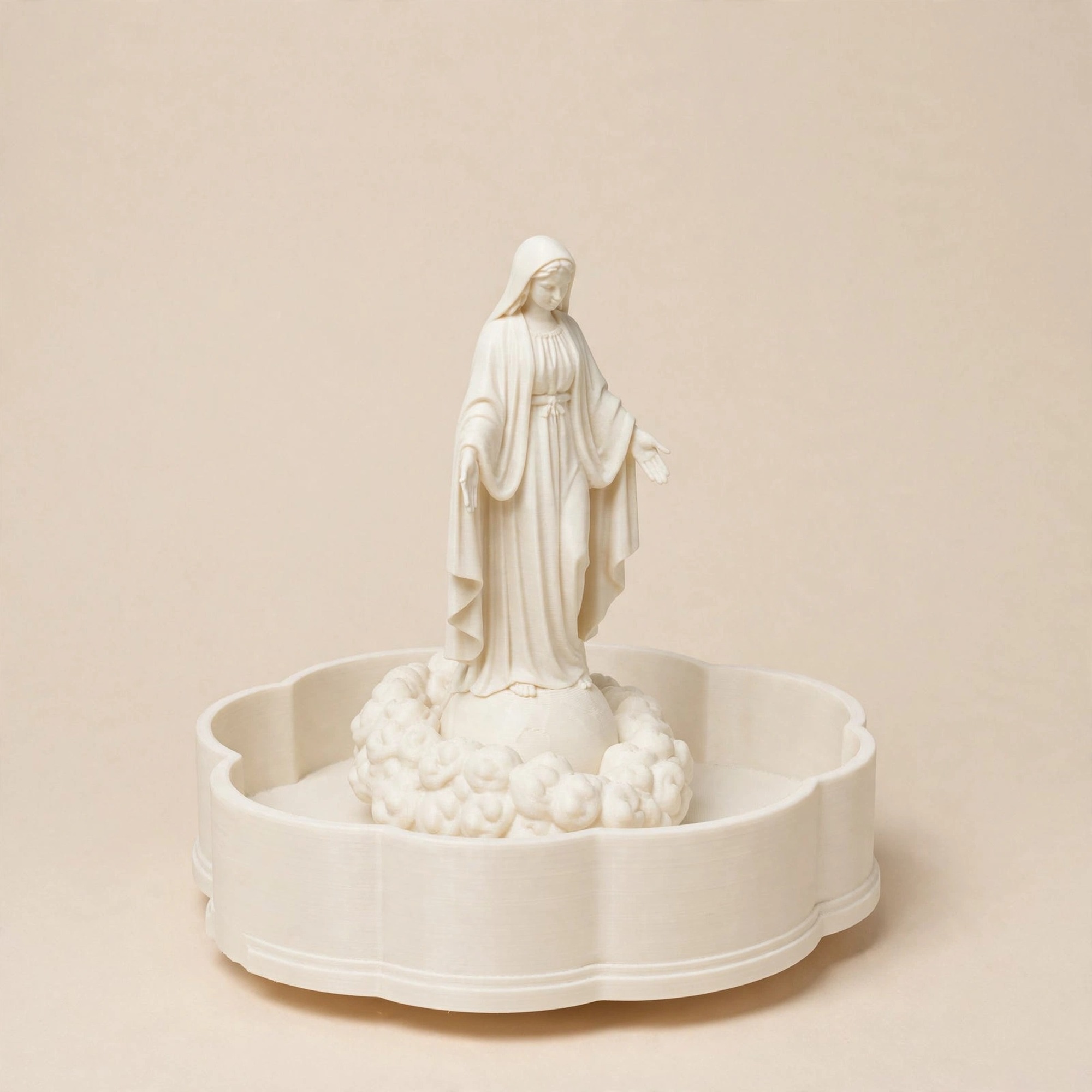 Catholic rosary holder wall decor